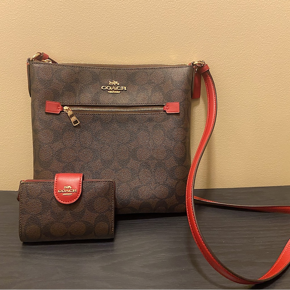 Coach handbag and wallet
